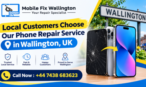 Local Customers Choose Our Phone Repair Service in Wallington, UK